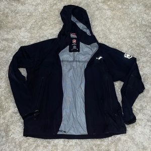 Victorinox black windbreaker jacket